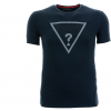 Pánské tmavě modré tričko Guess s textilní aplikací