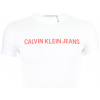 Pánské bílé tričko s nápisem Calvin Klein Jeans