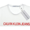 Pánské bílé tričko s nápisem Calvin Klein Jeans