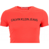 Pánské červené tričko s nápisem Calvin Klein Jeans
