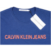 Pánské modré tričko s nápisem Calvin Klein Jeans