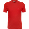 Pánské červené tričko Tommy Hilfiger s malým logem