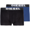 Pánské černé a modré boxerky Diesel - set 2 ks