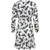 Dámské černobílé vzorované šaty Guess