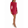Červené šaty z teplákoviny Met