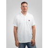 Tommy Jeans polo triko s logem regular fit bílé