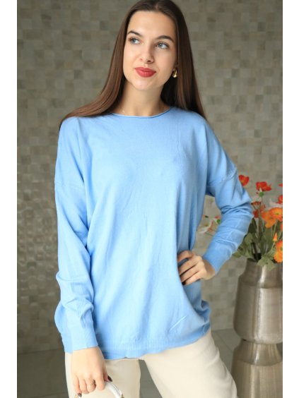 Modrý svetřík vel. UNI