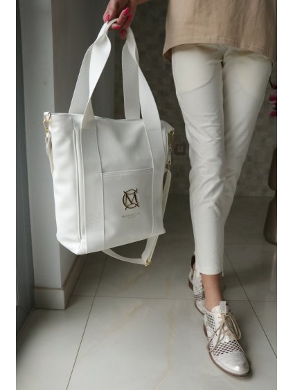 Luxusní bílá kabelka