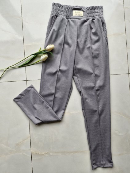 Kalhoty La Blanche šedé