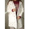 Bílý alpakový kabátek vel. UNI