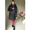 Černá zimní bunda oversized
