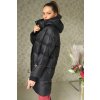 Černá zimní bunda oversized