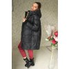Černá zimní bunda oversized