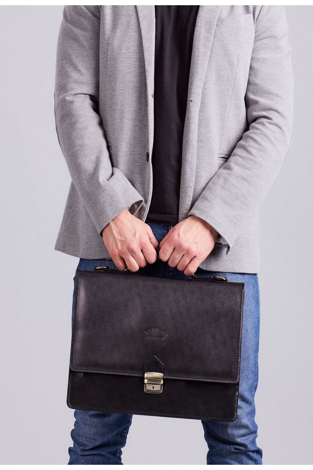 Černá pánská taška přes rameno | FASHIONSUGAR e-shop