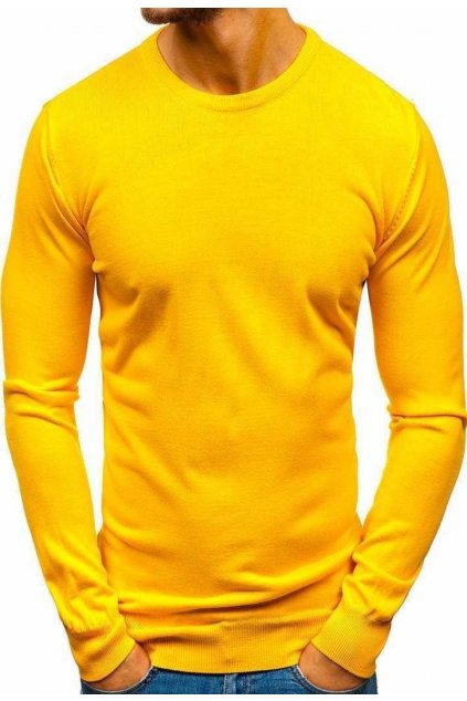 Žlutý pánský svetr