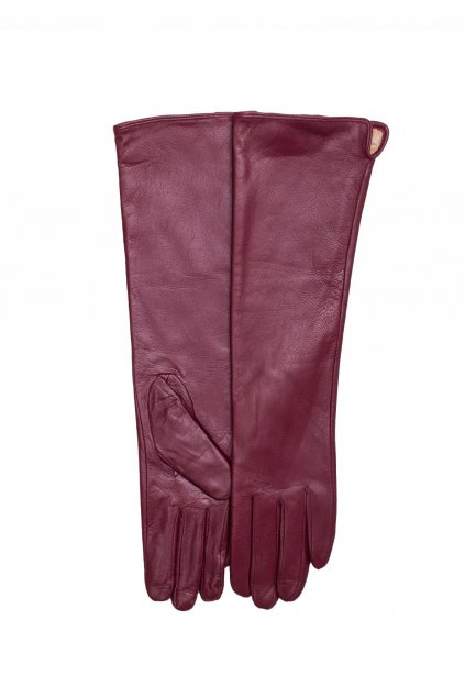 Bordové dámské rukavice