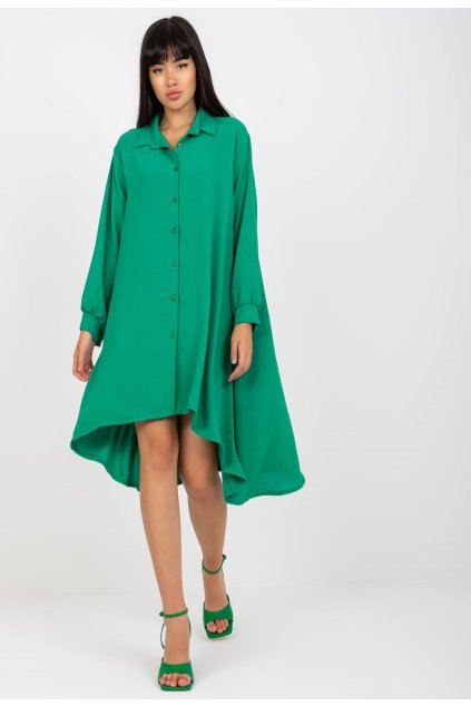 Zelené dámské šaty