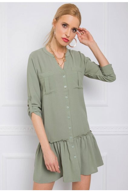 Zelené dámské šaty