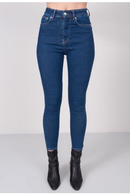 Modré dámské džíny