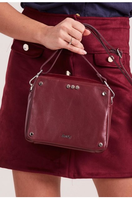 Bordové dámské crossbody