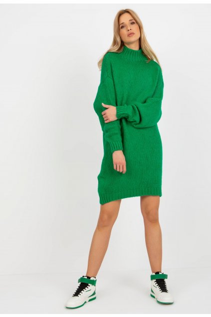 Zelený dámský svetr