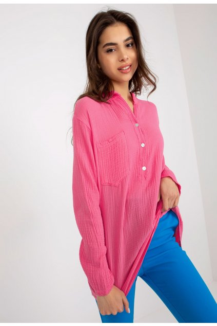 Růžová dámská košile