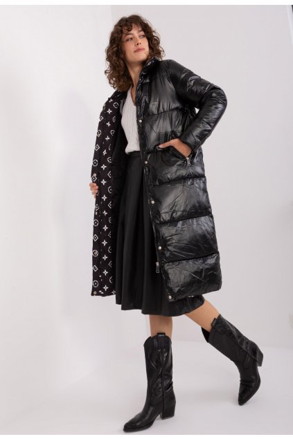 Černá dámská zimní bunda