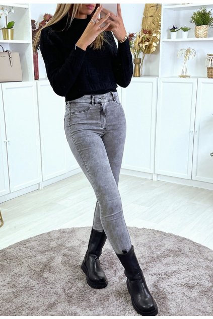 Černé dámské džíny