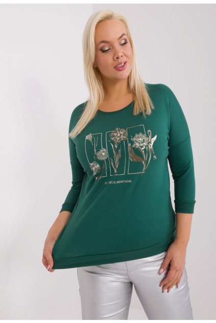 Zelené dámské tričko