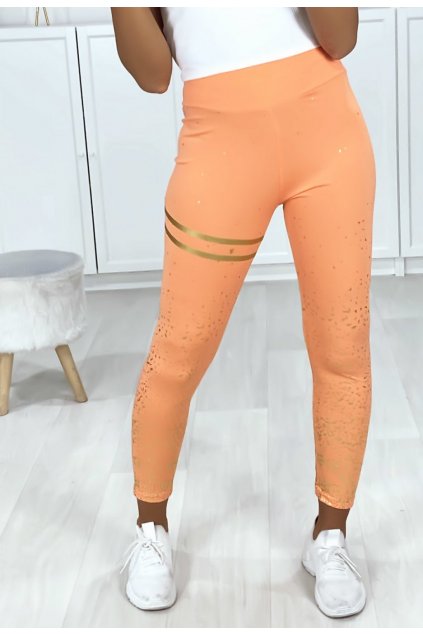 Narancs női leggings