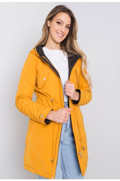 Sárga női átmeneti dzseki