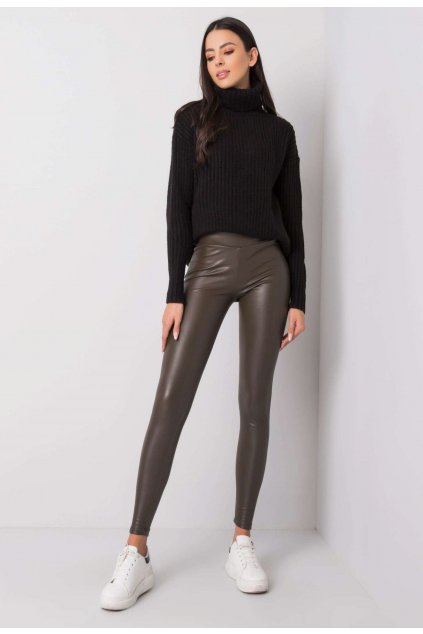 Khaki női leggings