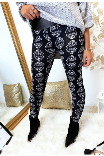 Fekete női leggings