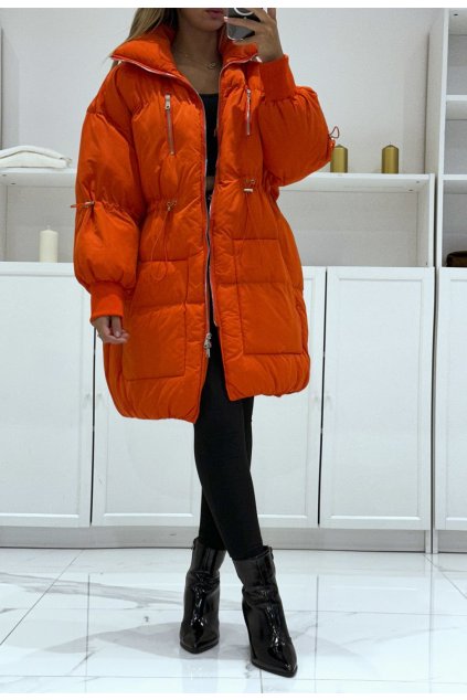 Narancs női téli dzseki