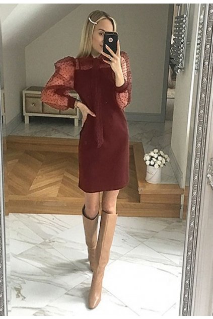 Burgundia női ruha