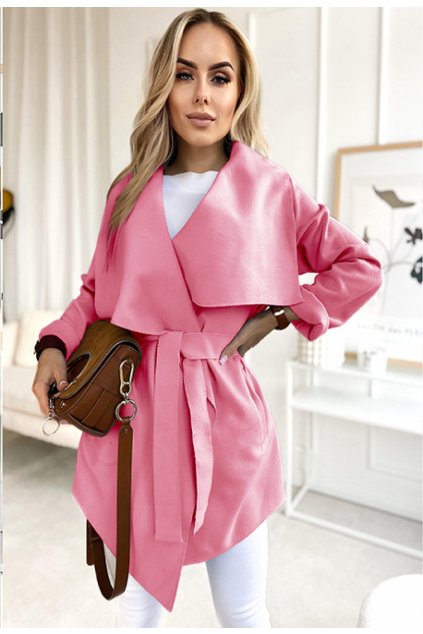 Rózsaszín női kabát