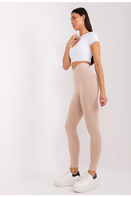 Bézs női leggings