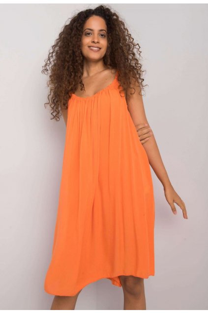 Oranžové dámske šaty