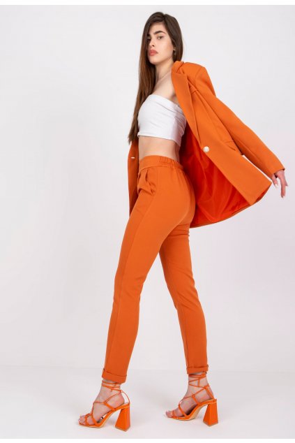 Oranžové dámske sako