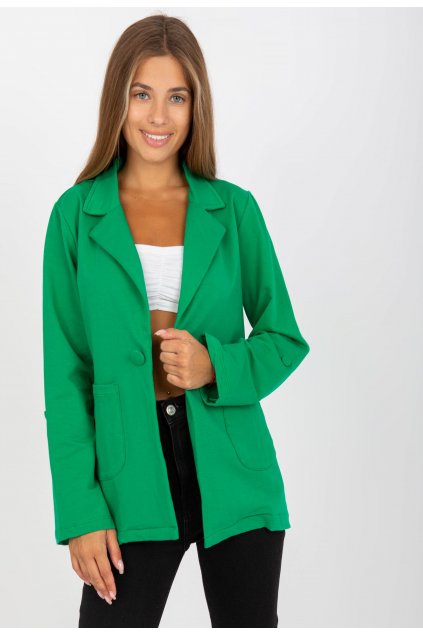 Zelené dámske sako