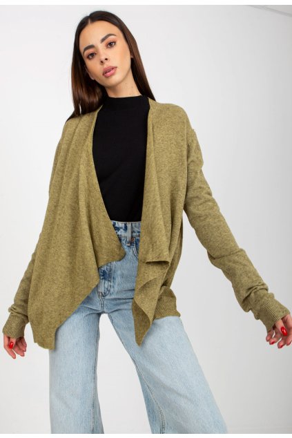 Khaki dámsky cardigan