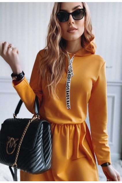 Žlté dámske šaty
