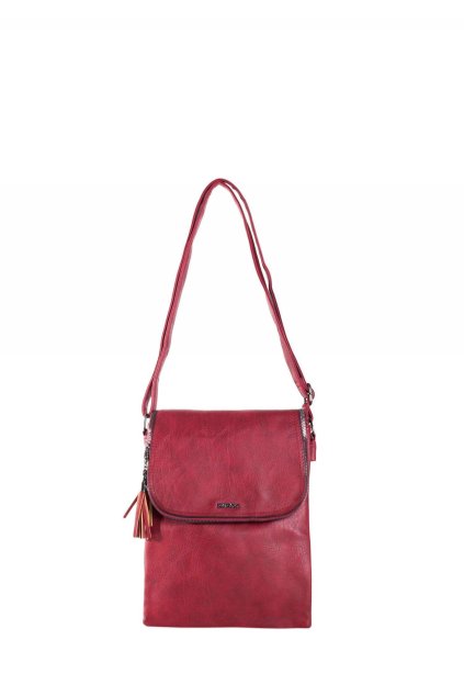 Bordové dámske crossbody