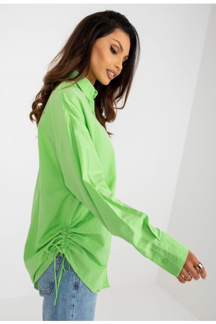Zelená dámska košeľa
