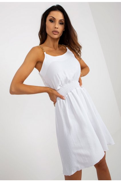 Biele dámske šaty