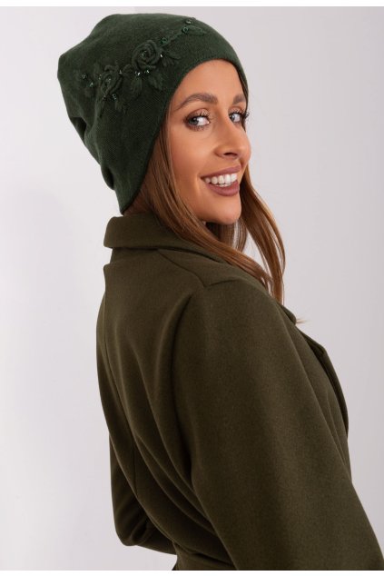 Zelená dámska čiapka