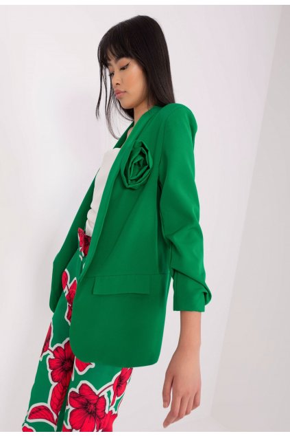 Zelené dámske sako
