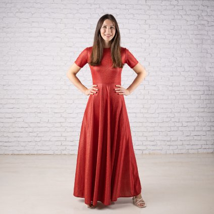 MELA | šaty Sparkling Red
