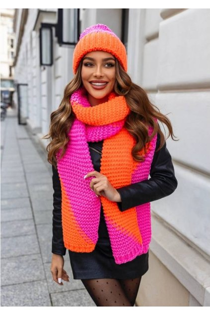 dámská sada čepice a šálu jk nessi