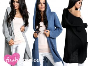 Svetr,cardigan,blezer s kapuci MUST HAVE/3681